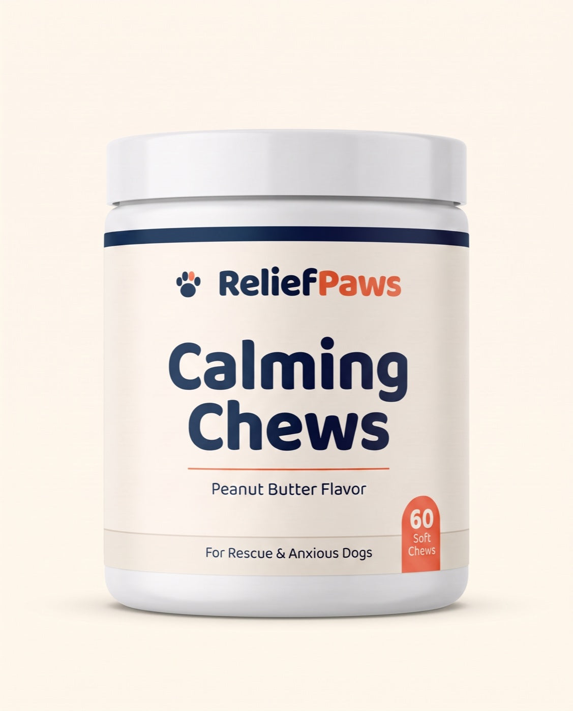 ReliefPaws Calming Chews jar