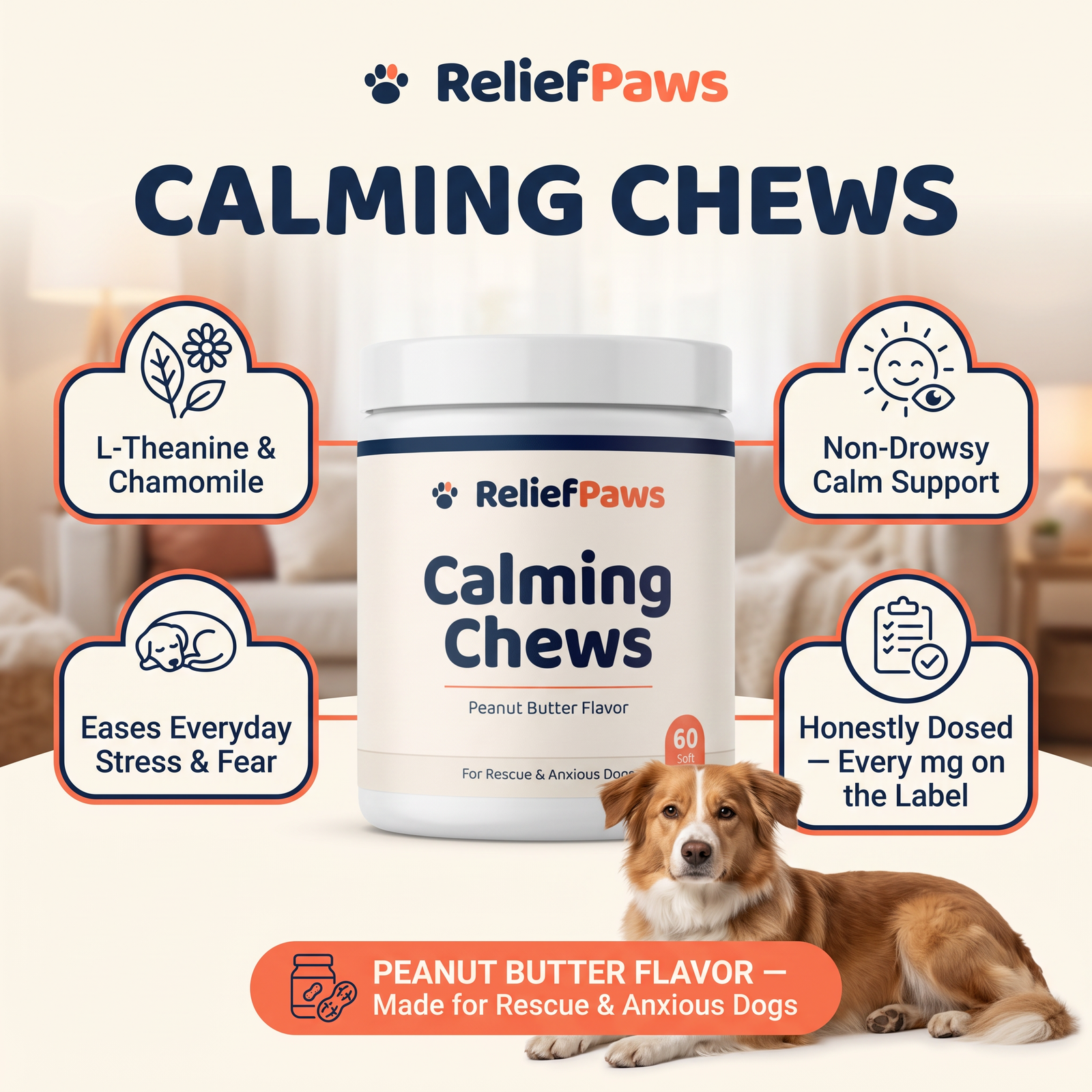 Calming Aid & Stress Relief Chews