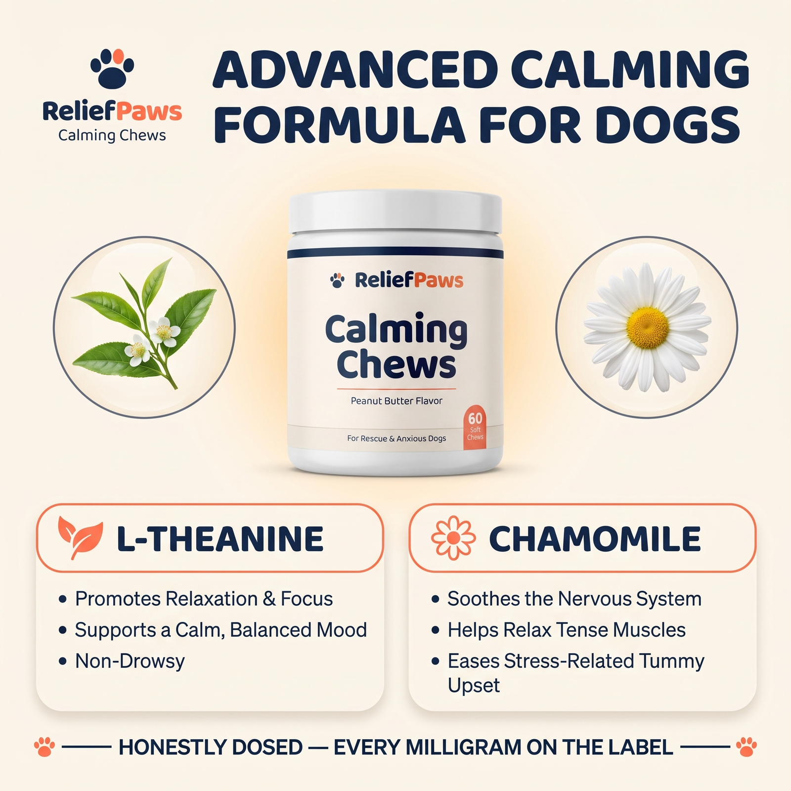 Calming Aid & Stress Relief Chews