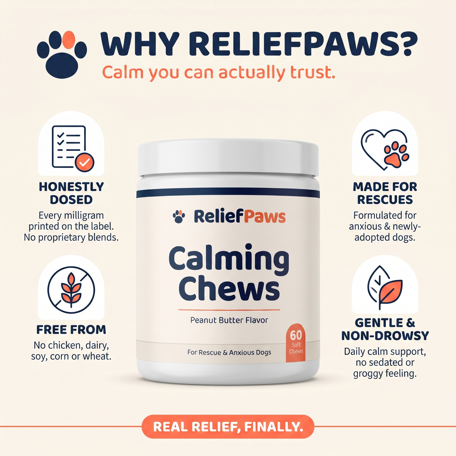 Calming Aid & Stress Relief Chews